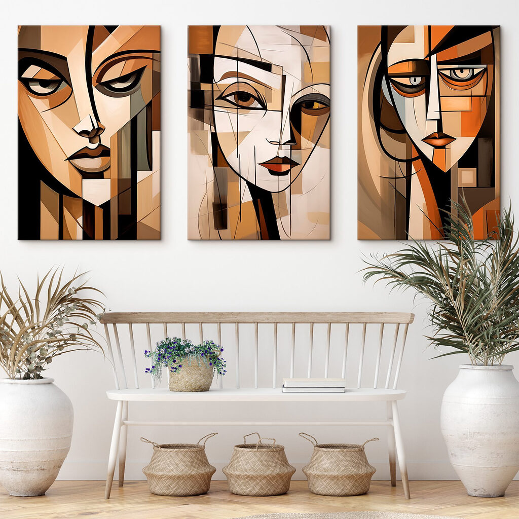 Gesichter in Erdtönen — Interieur 2