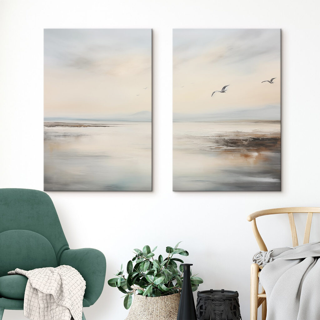 Vögel über der Küste — Interieur 1