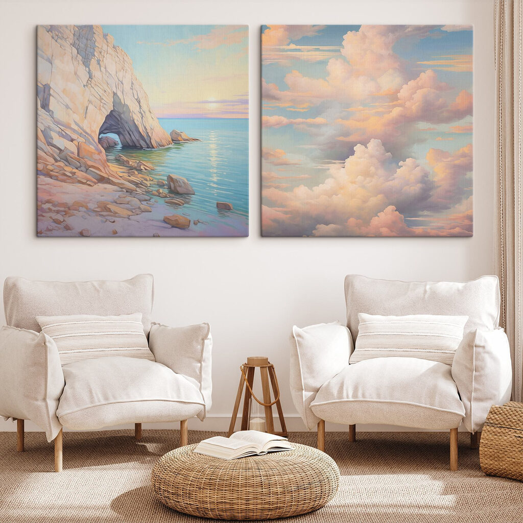 Felsküste und Wolken — Interieur 2