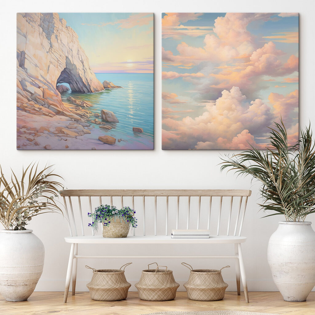 Felsküste und Wolken — Interieur 1