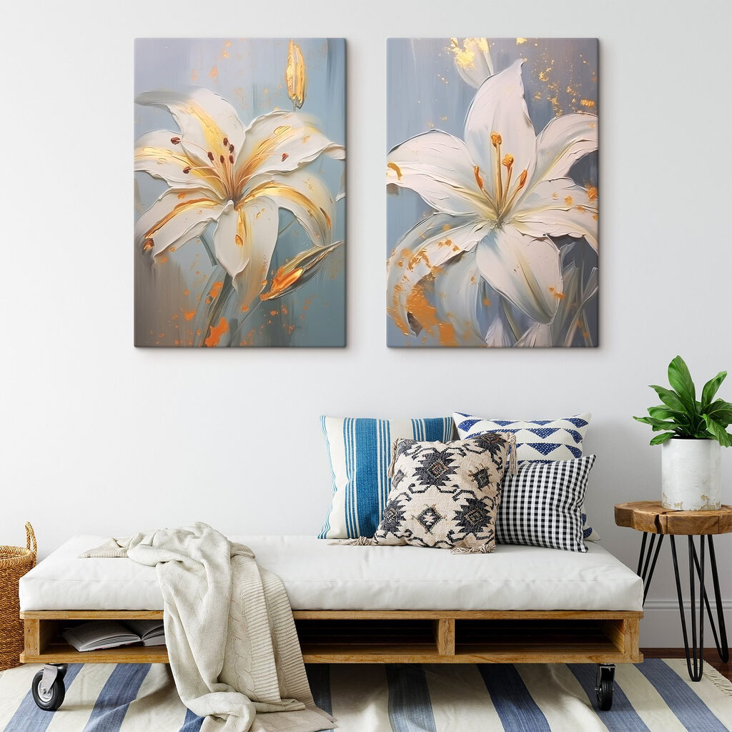 Strahlend weiße Blüten — Interieur 1