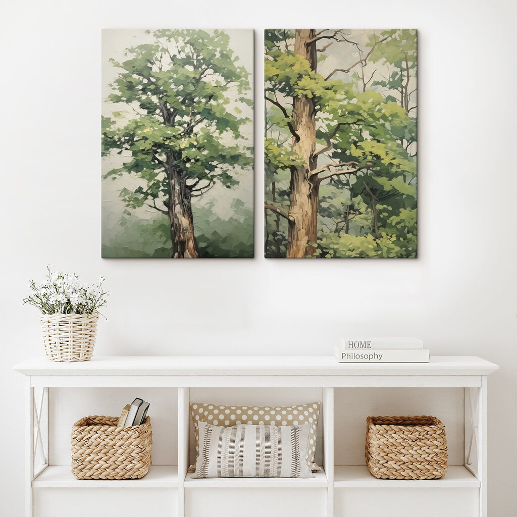 Den Bäumen nah in einem Interieur