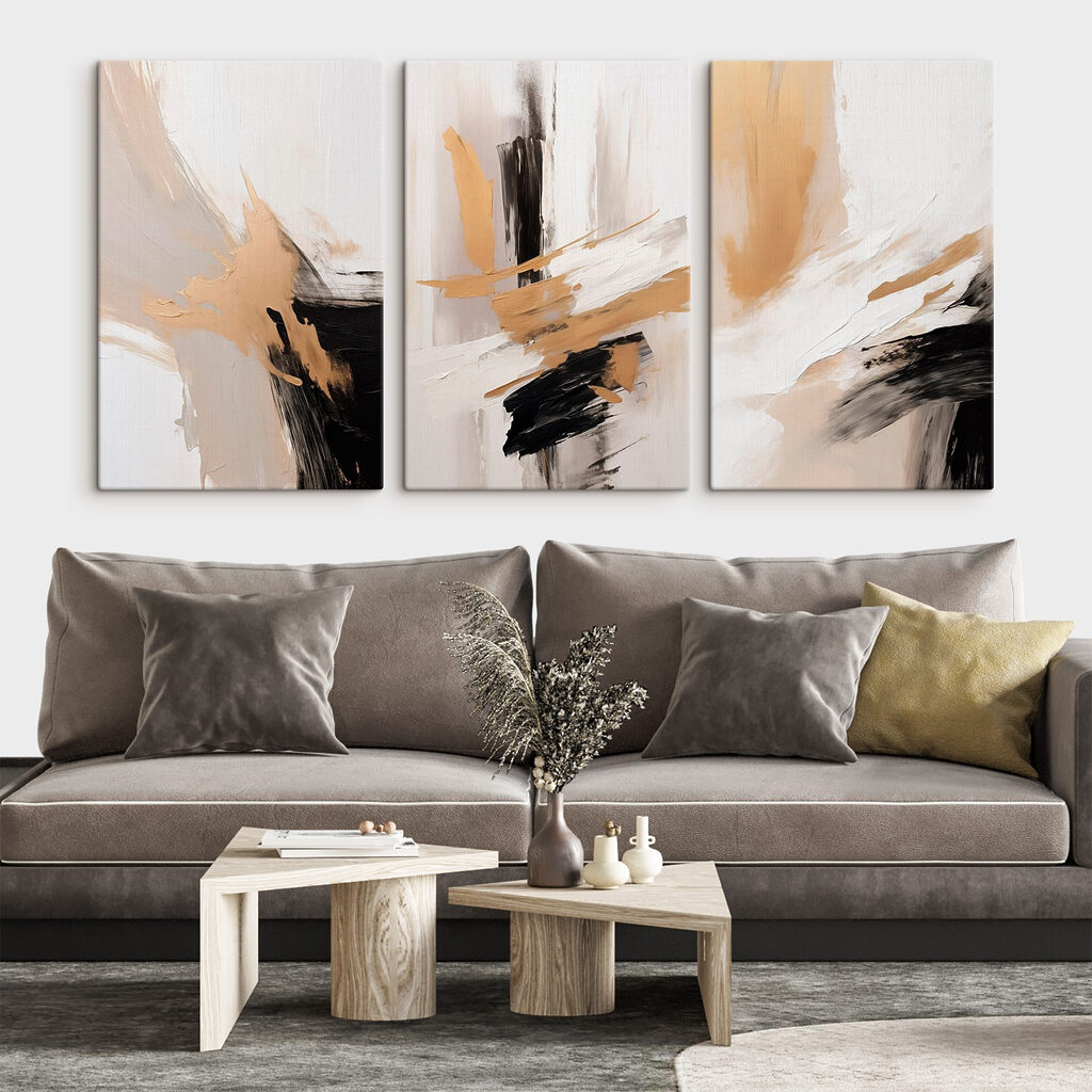 Schwungvolle Pinselstriche — Interieur 1