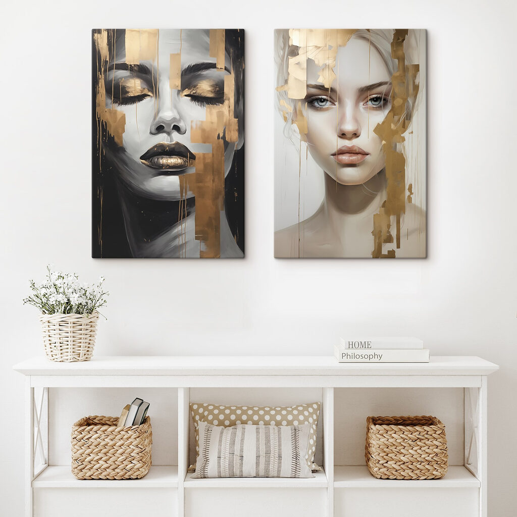 Zwei Frauengesichter — Interieur 2