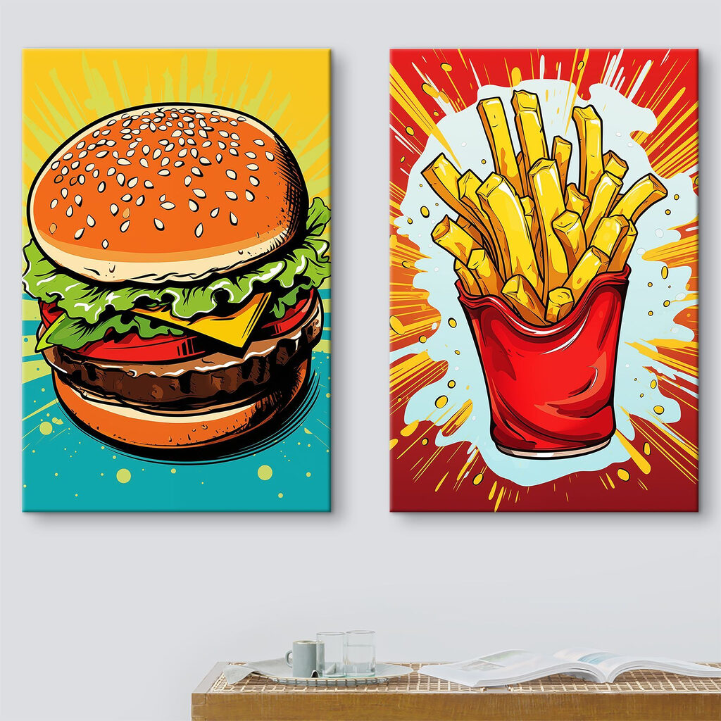 Burger und Pommes — Interieur 2