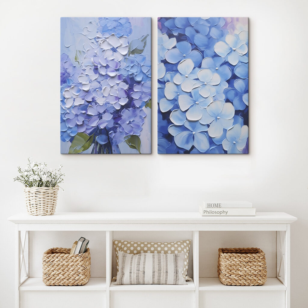 Dichte Blütenbüschel in einem Interieur