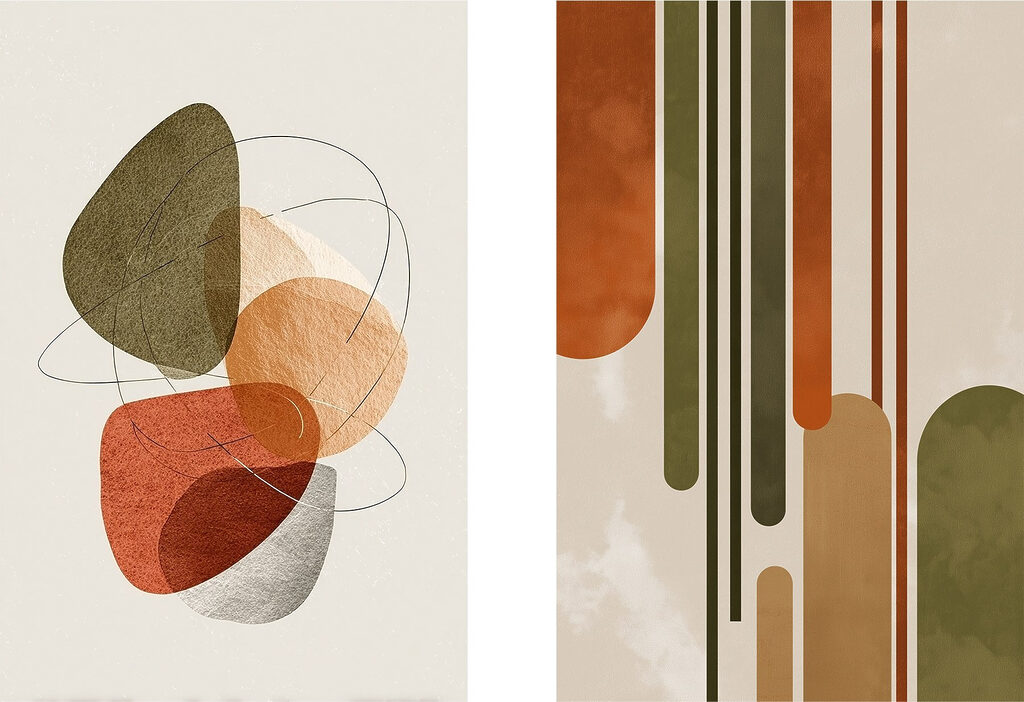 Formen und Rhythmus — ganzes Design