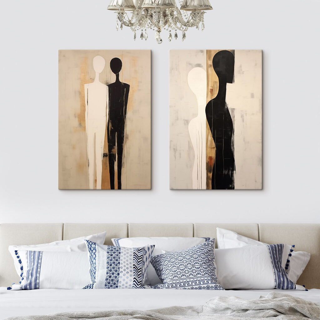 Figuren in Schwarz-Weiß — Interieur 2