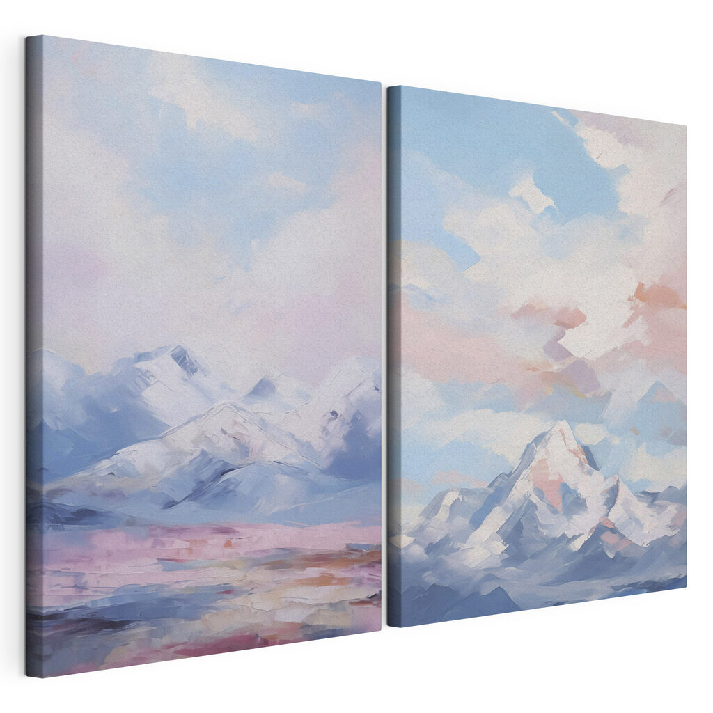Gipfel unter Wolken — Produktansicht