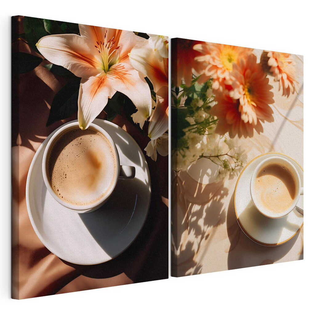 Kaffee und Blumen — Produktansicht