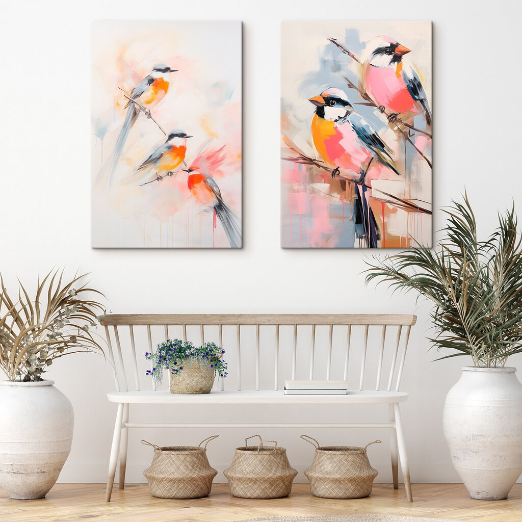 Vögel auf Zweigen — Interieur 1