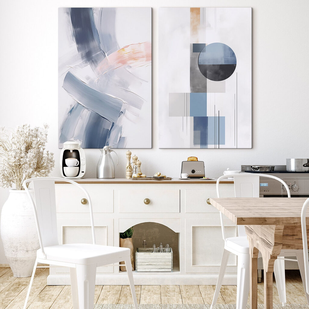 Pinselstriche und Geometrie — Interieur 1