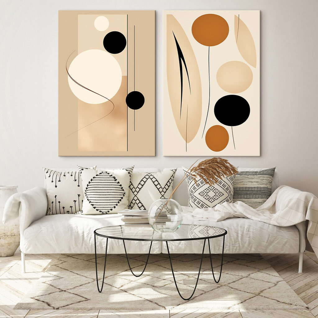 Kreise und schlanke Formen — Interieur 1