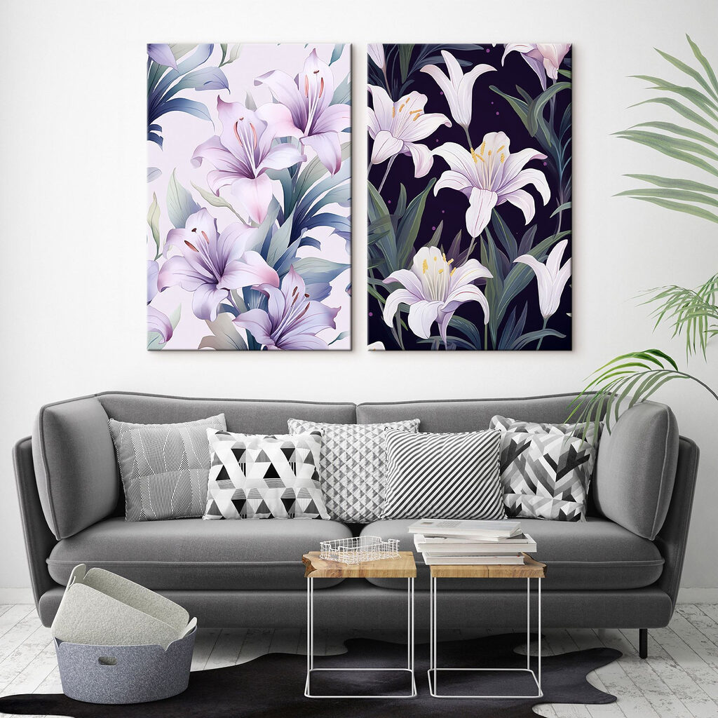 Blüten im Hell-Dunkel — Interieur 3
