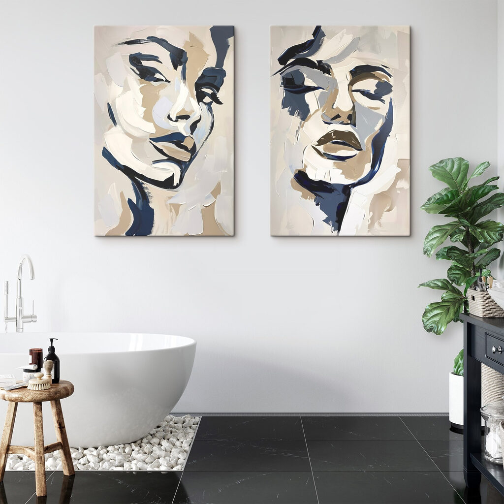 Gesichter in breiten Strichen — Interieur 2