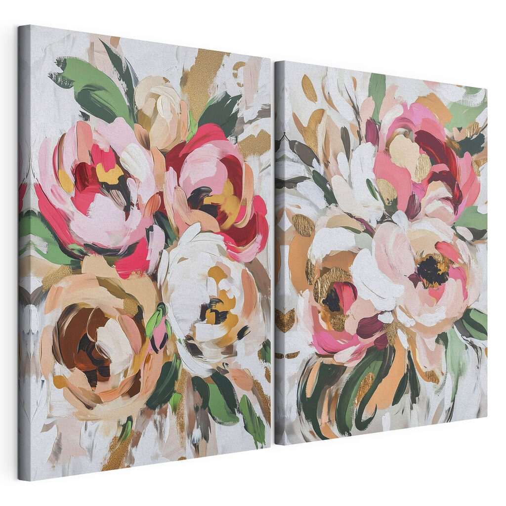 Blüten mit Goldakzenten — Produktansicht