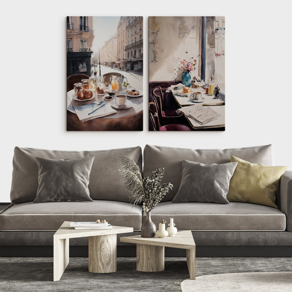 Frühstück im Café — Interieur 1