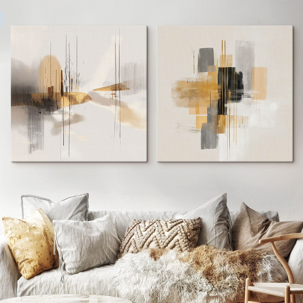 Goldene Schnittpunkte in einem Interieur