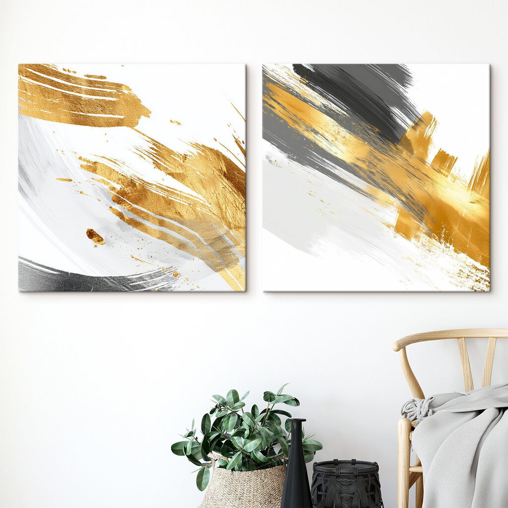 Goldene Pinselstriche — Interieur 2