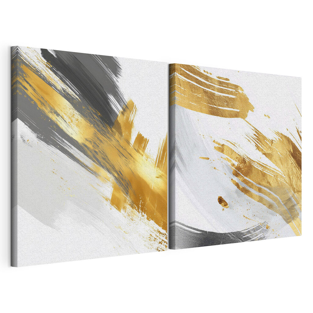 Goldene Pinselstriche — Produktansicht
