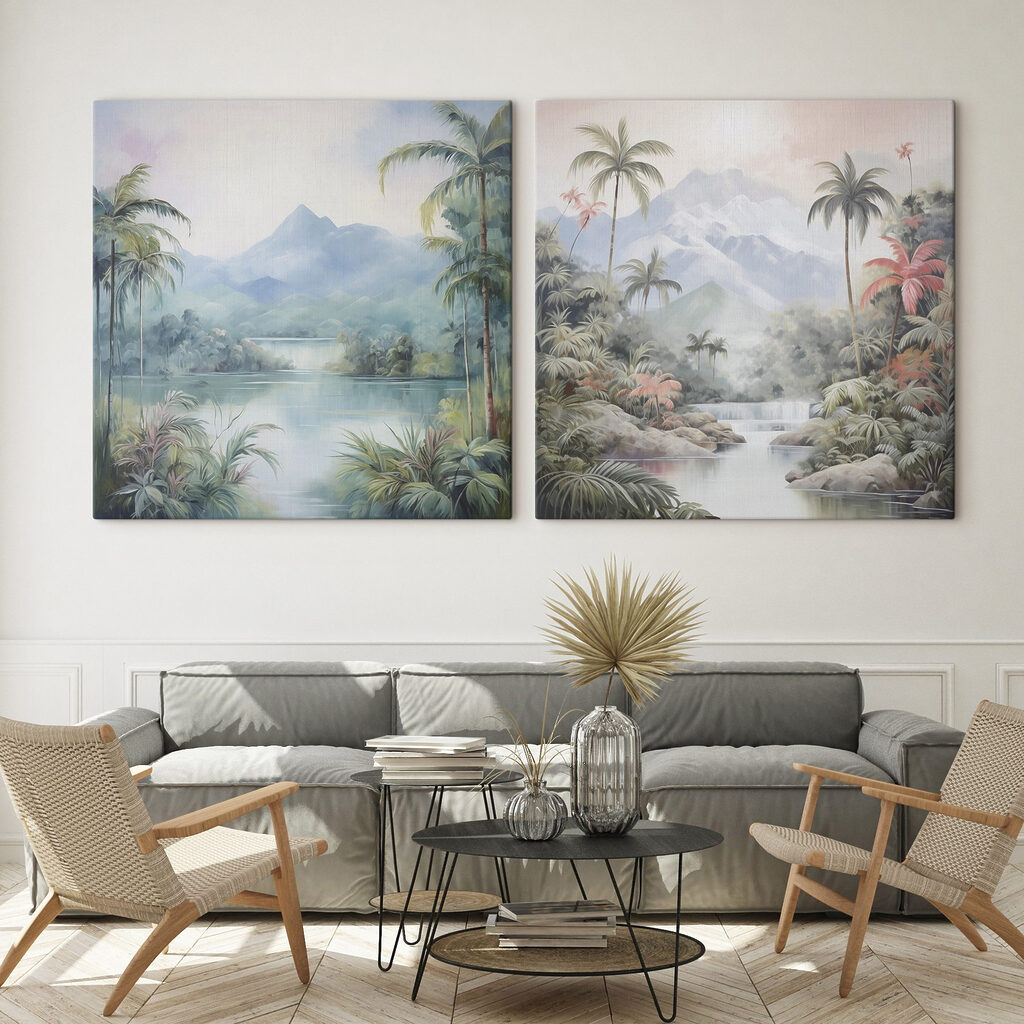 Tropenlandschaft im Dunst — Interieur 1
