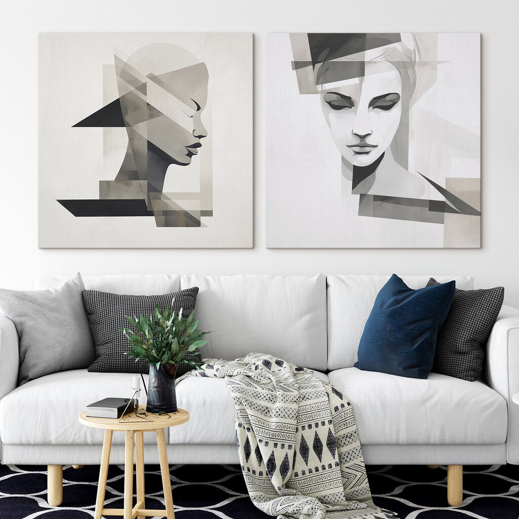 Fragmentierte Gesichter — Interieur 2