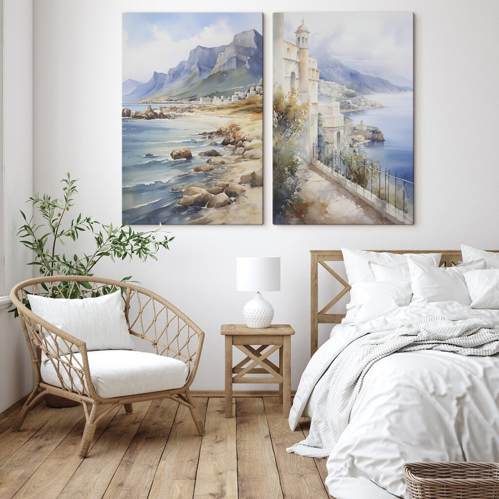 Küste in Aquarell — Interieur 1