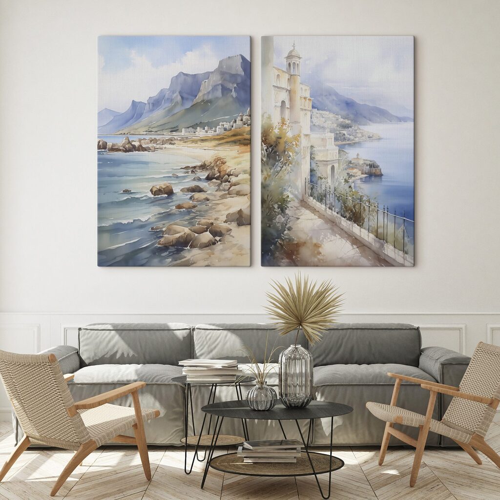 Küste in Aquarell — Interieur 2