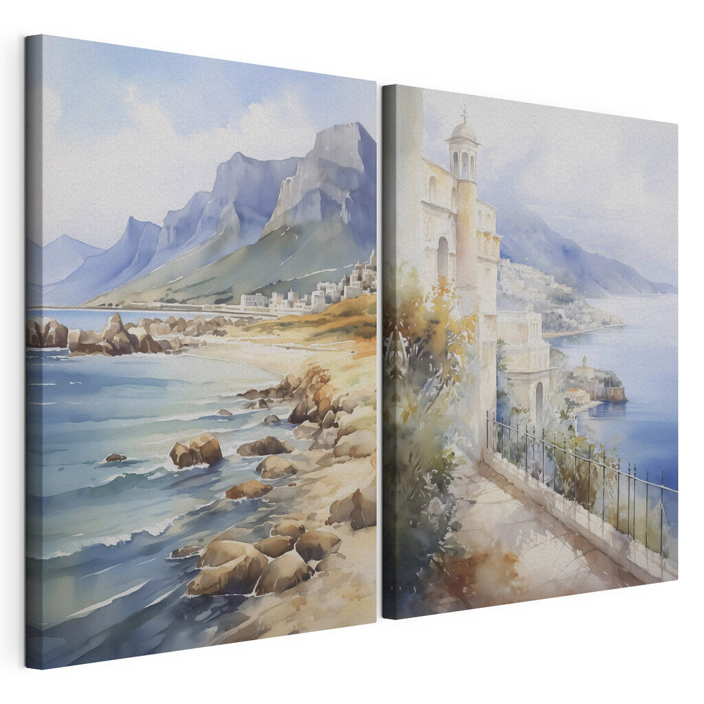 Küste in Aquarell — Produktansicht