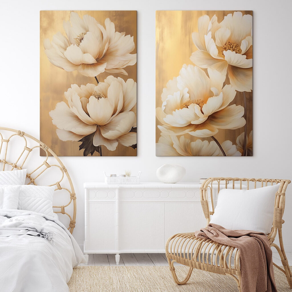 Blüten auf Goldgrund — Interieur 1