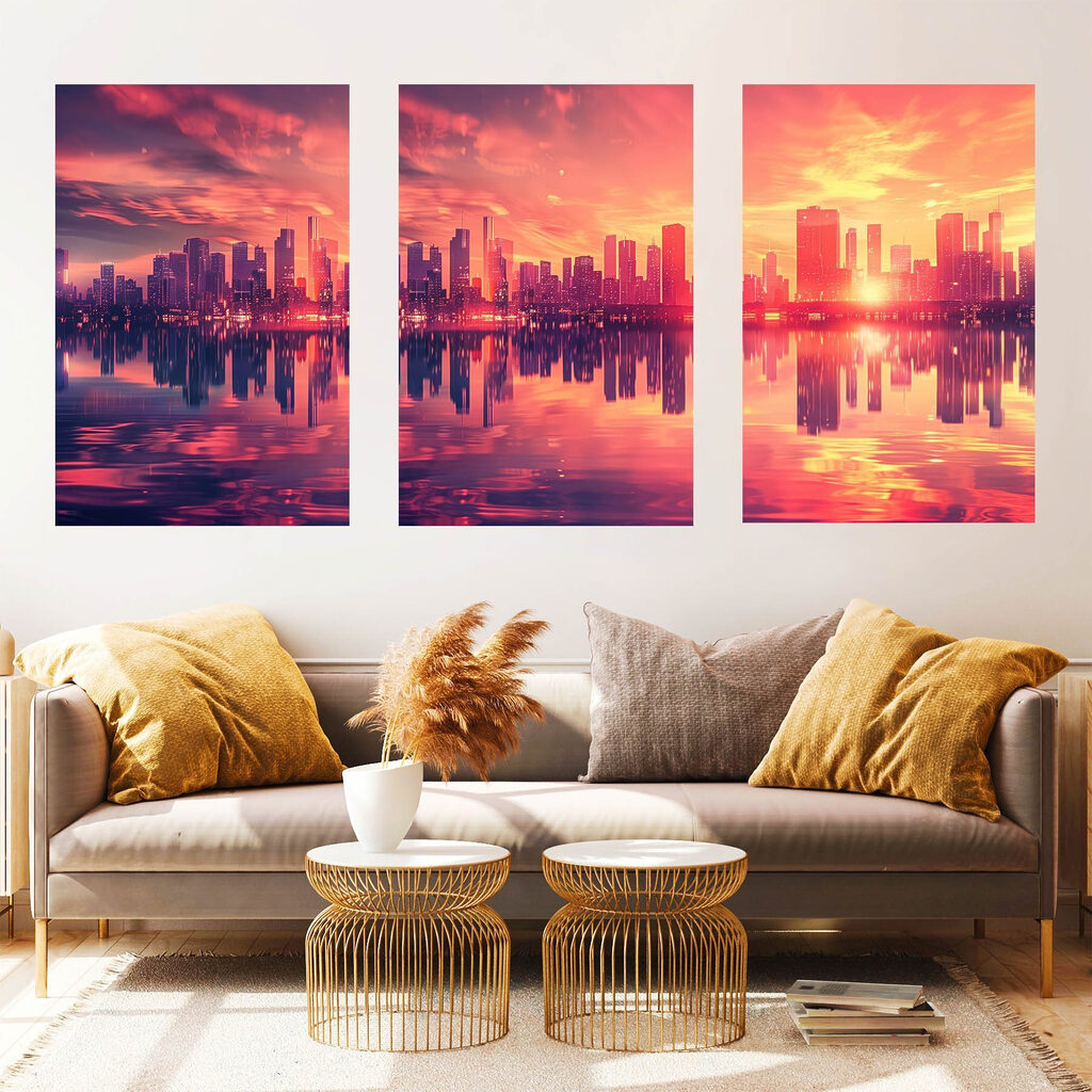 Skyline im Abendrot — Interieur 2