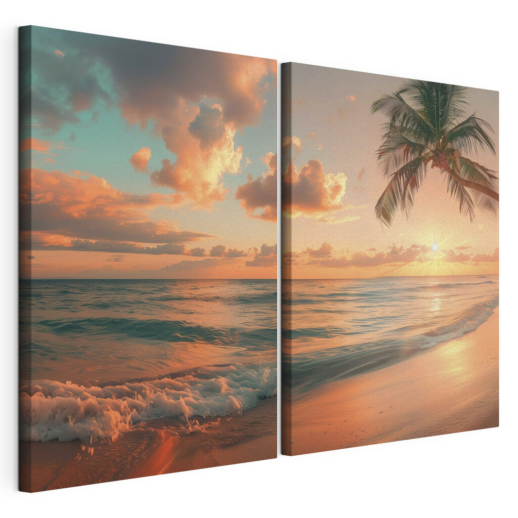 Palme am Strand — Produktansicht
