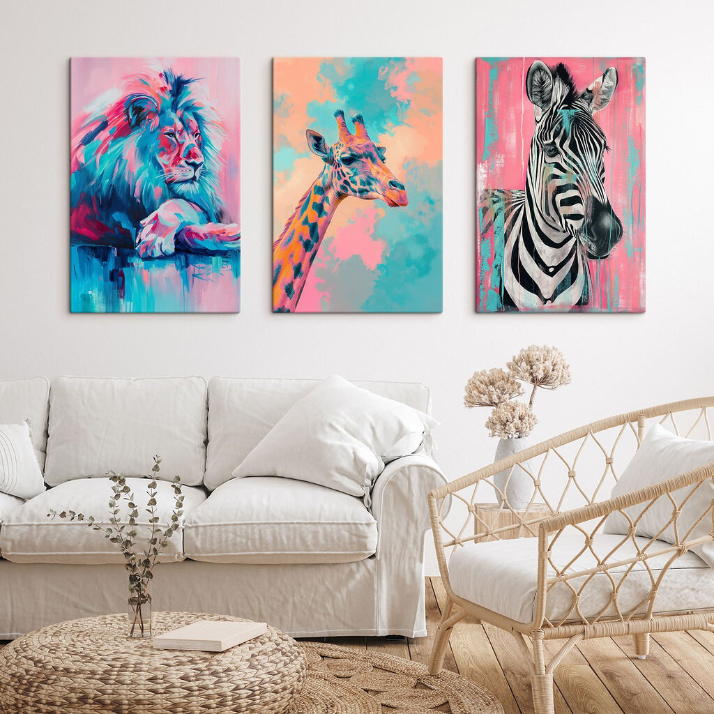 Löwe, Giraffe und Zebra — Interieur 1