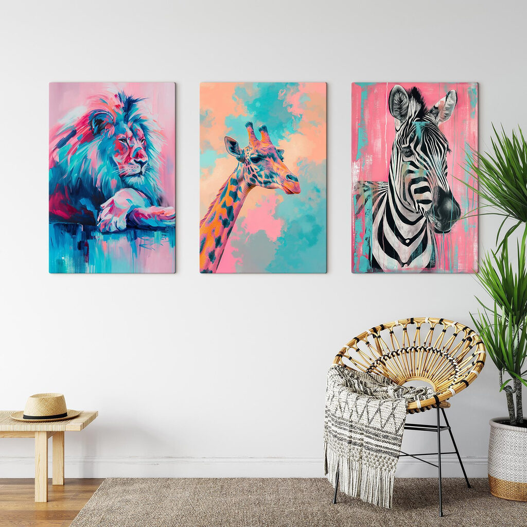 Löwe, Giraffe und Zebra — Interieur 2