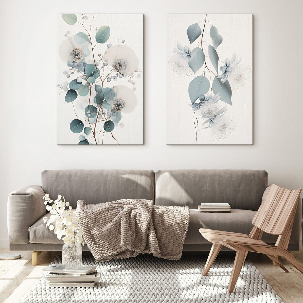 Wattige Blüten an Zweigen — Interieur 2
