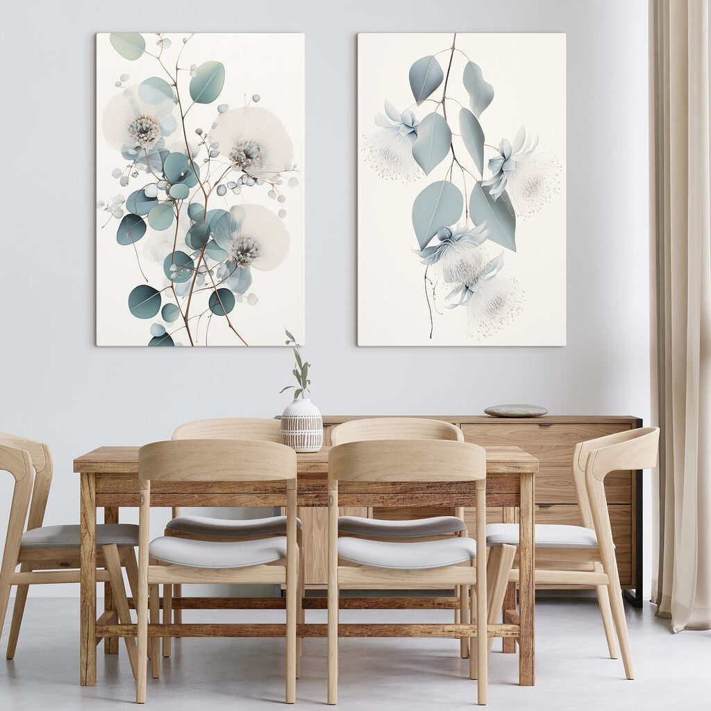 Wattige Blüten an Zweigen — Interieur 1