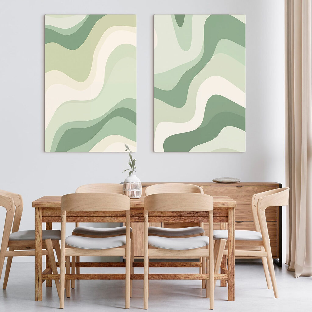 Salbeigrüne Wellen — Interieur 2