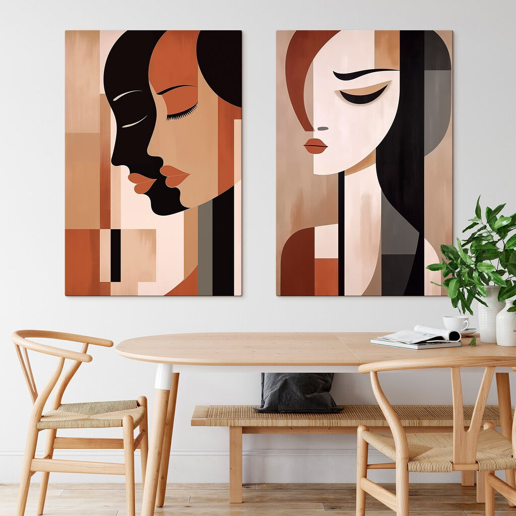 Geflüstertes Geheimnis in einem Interieur