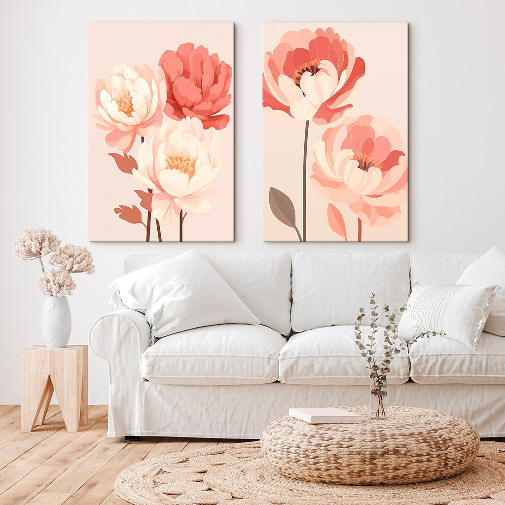 Grafische Blütenformen — Interieur 2