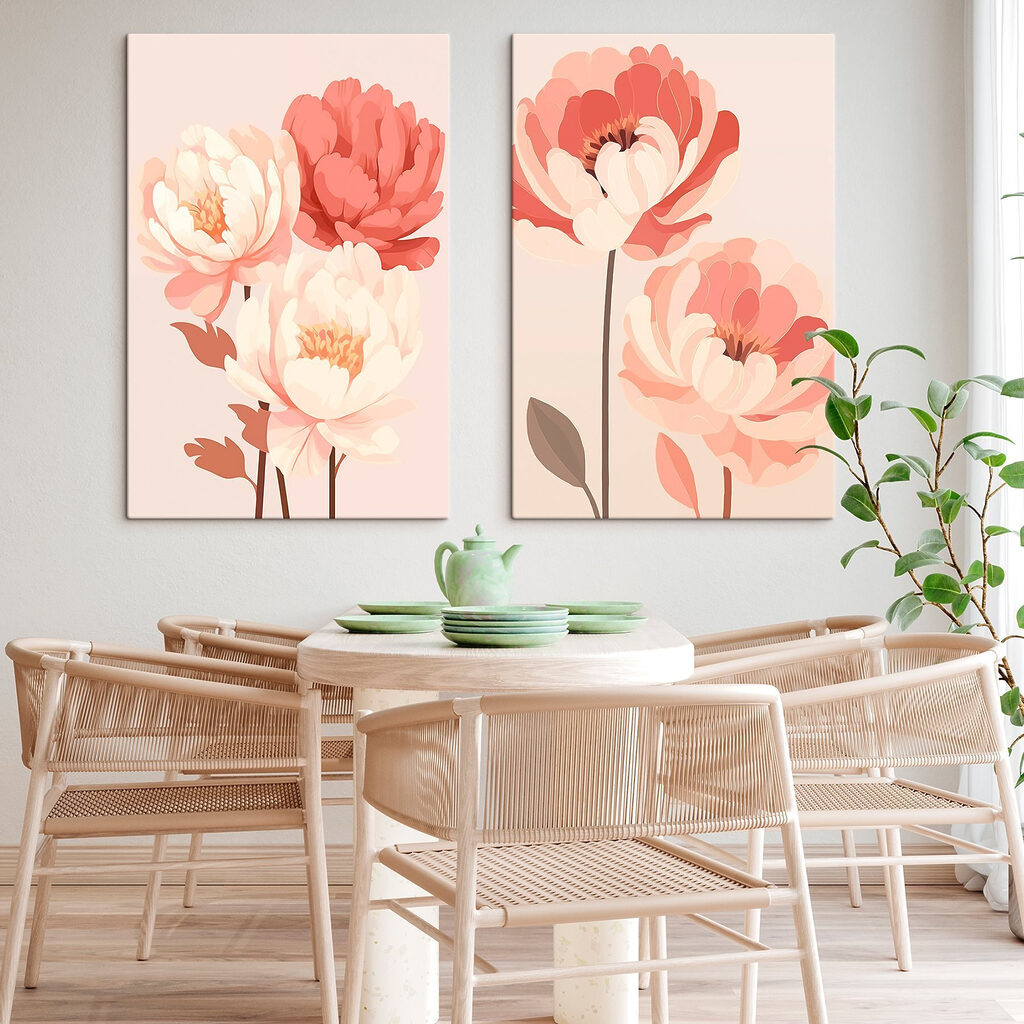 Grafische Blütenformen — Interieur 1