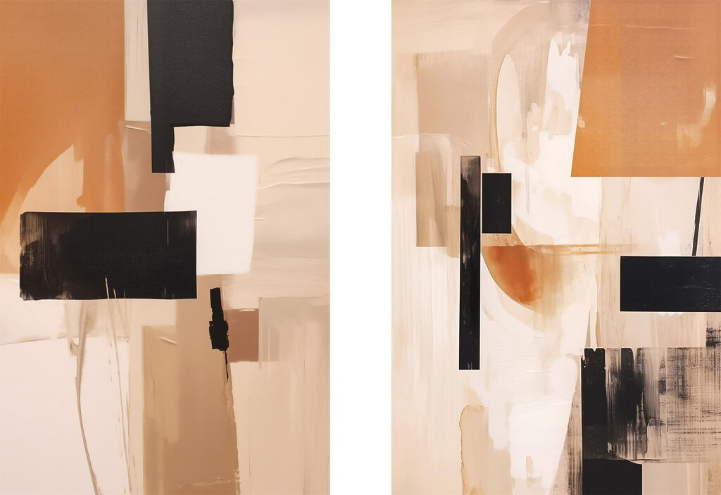 Farbblöcke — ganzes Design