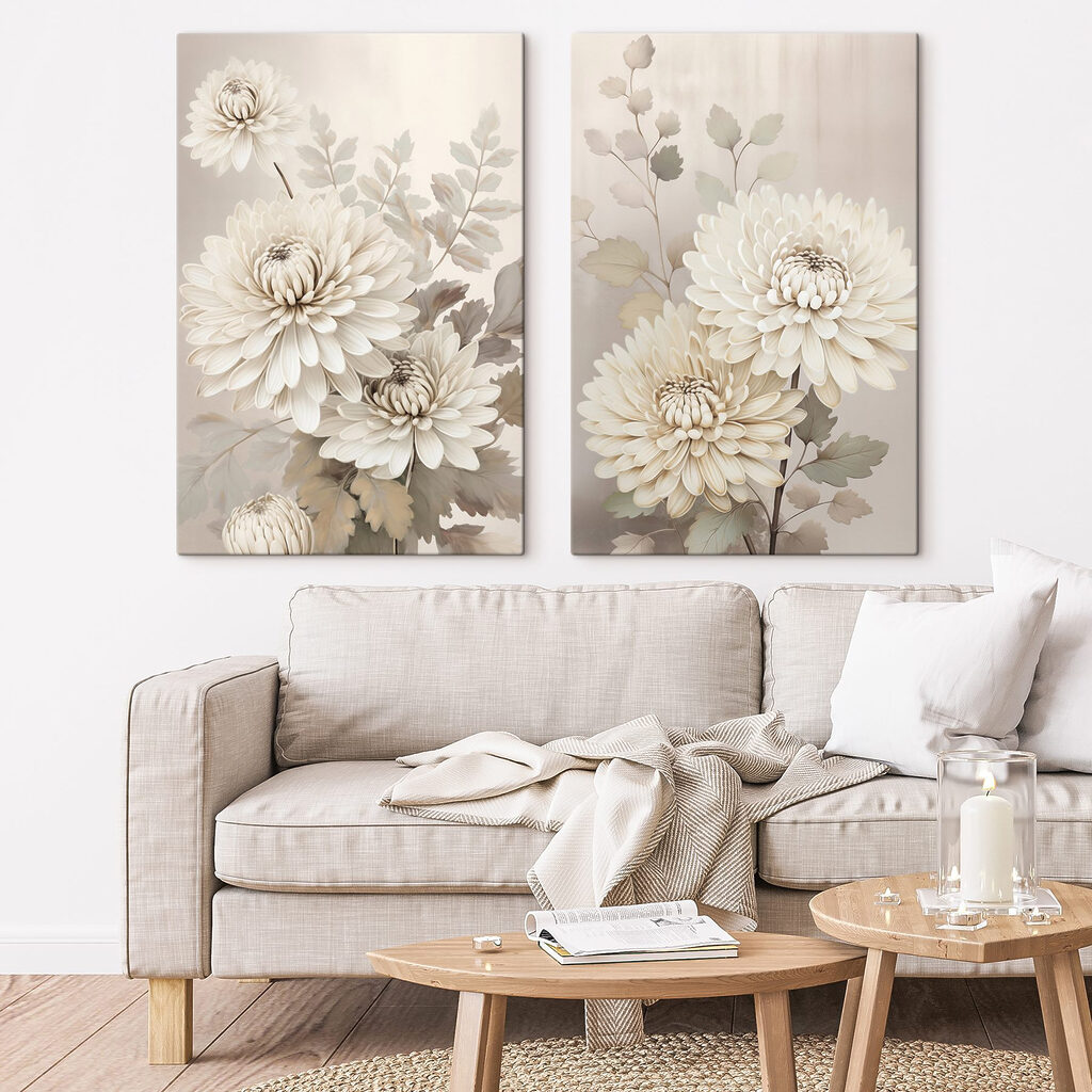 Elfenbeinfarbene Blüten — Interieur 2