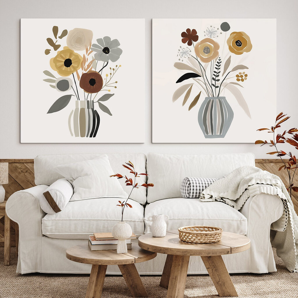 Blumen in Vasen — Interieur 1