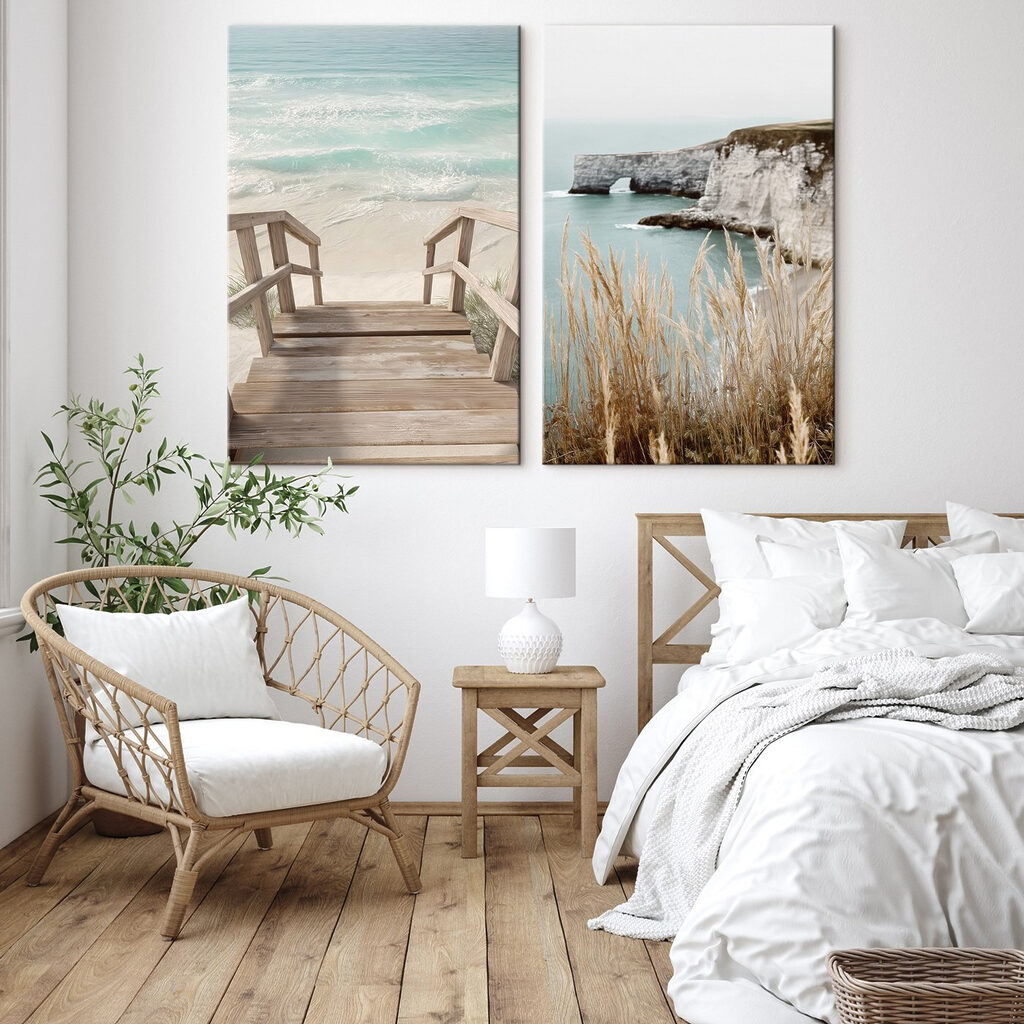 Der Weg zum Meer in einem Interieur