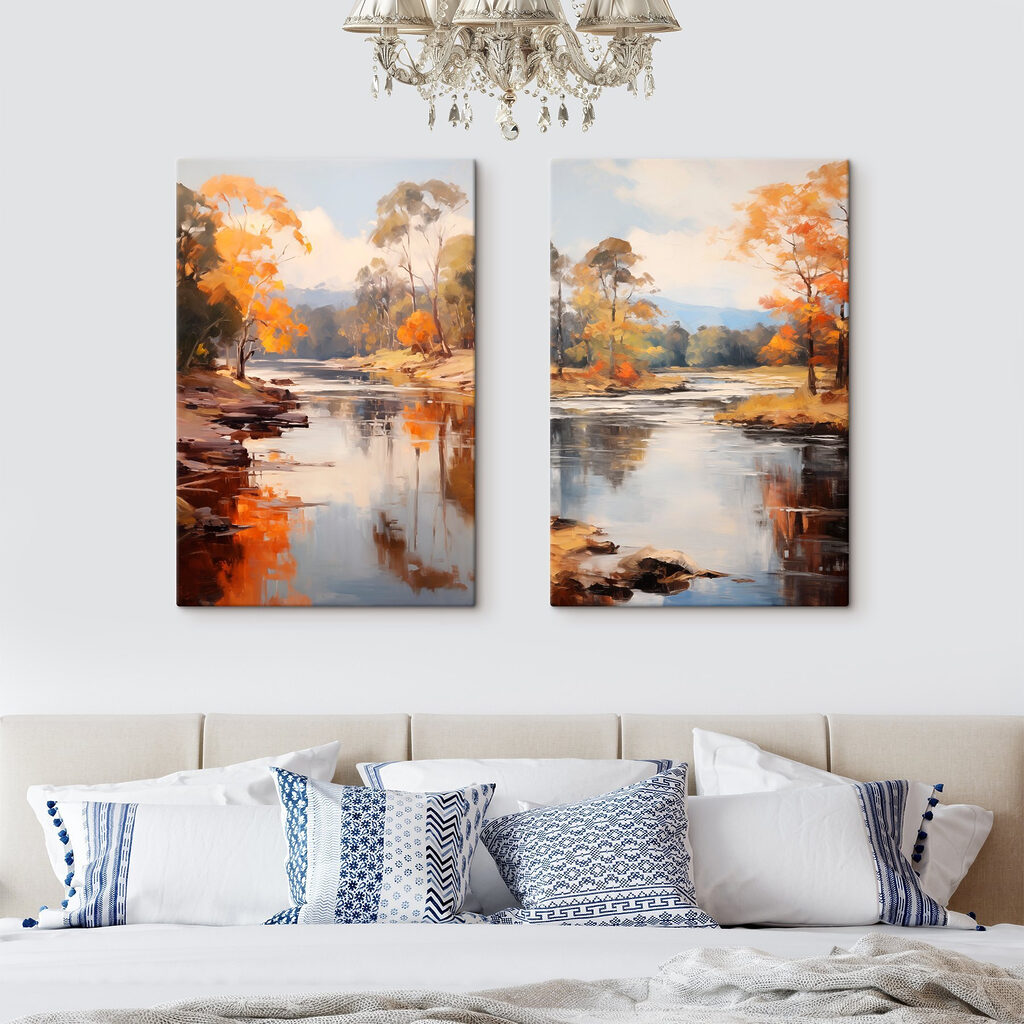 Fluss im Herbst — Interieur 2