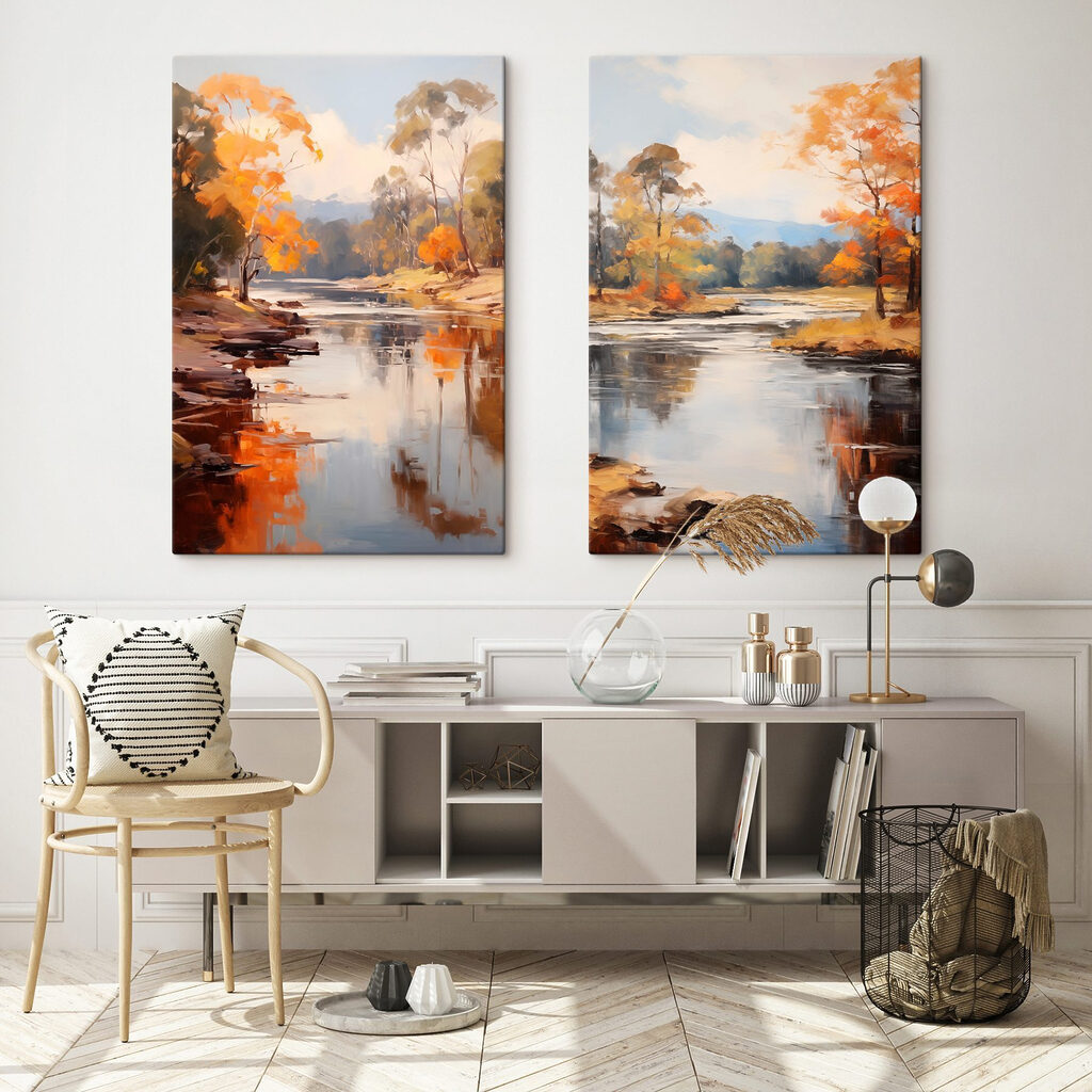 Fluss im Herbst — Interieur 1