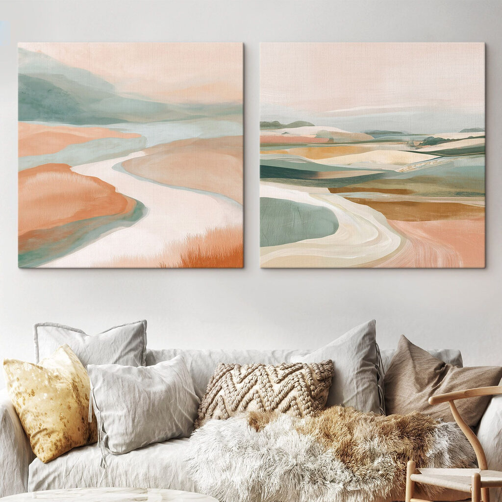 Flusslauf im Hügelland — Interieur 1