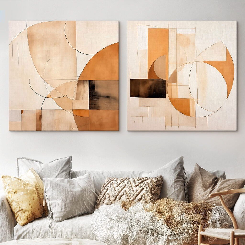 Geometrie in Erdtönen — Interieur 2