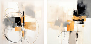 Goldene Gesten — ganzes Design