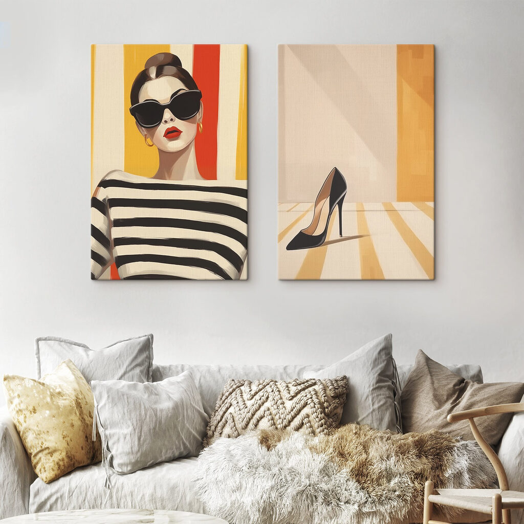 Ringelshirt und Pumps — Interieur 2